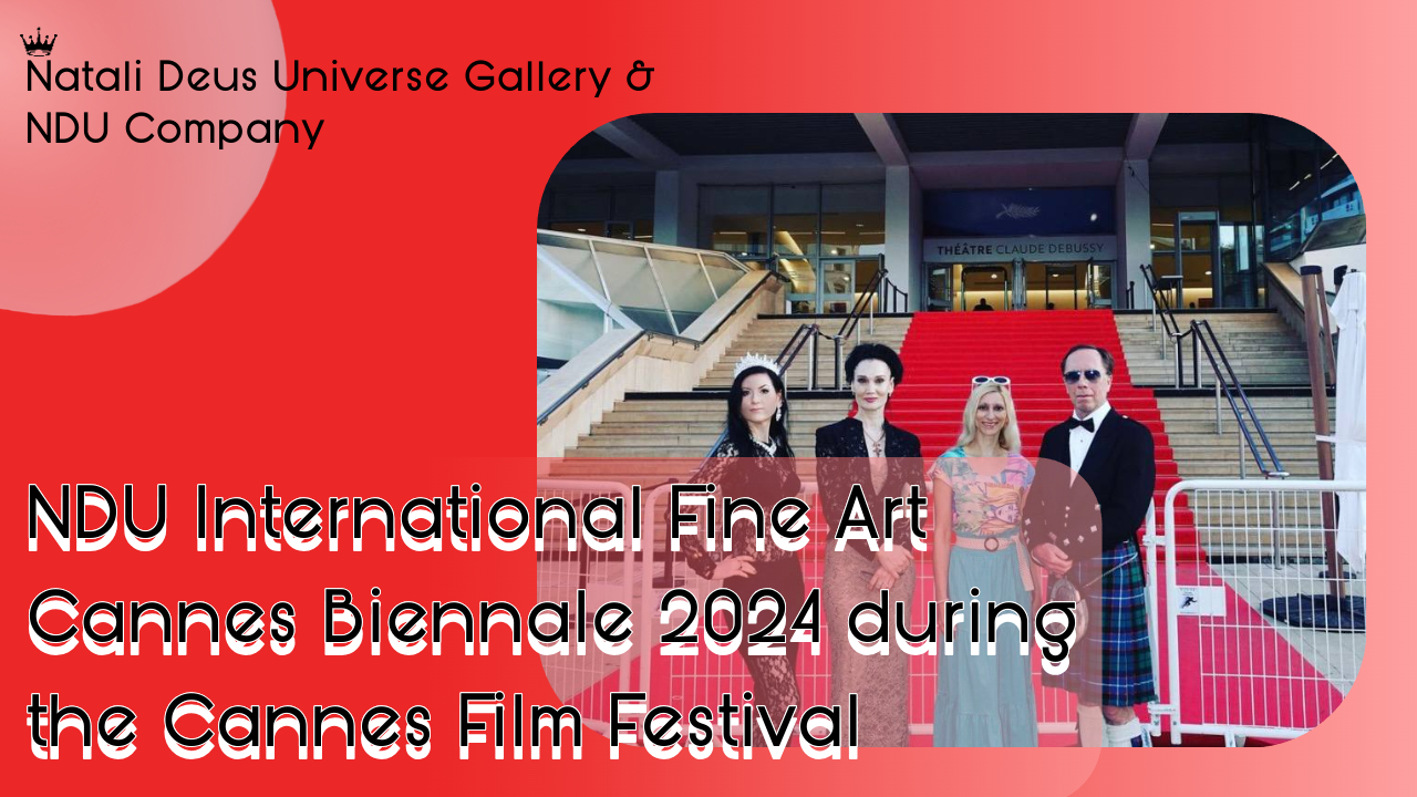 Natali Deus Universe News - NDU International Fine Art Cannes Biennale 2024 during the Cannes Film Festival 02