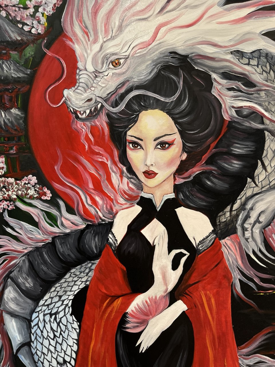 Benzaiten - Dragon Goddess in Japanese thumbnail 2