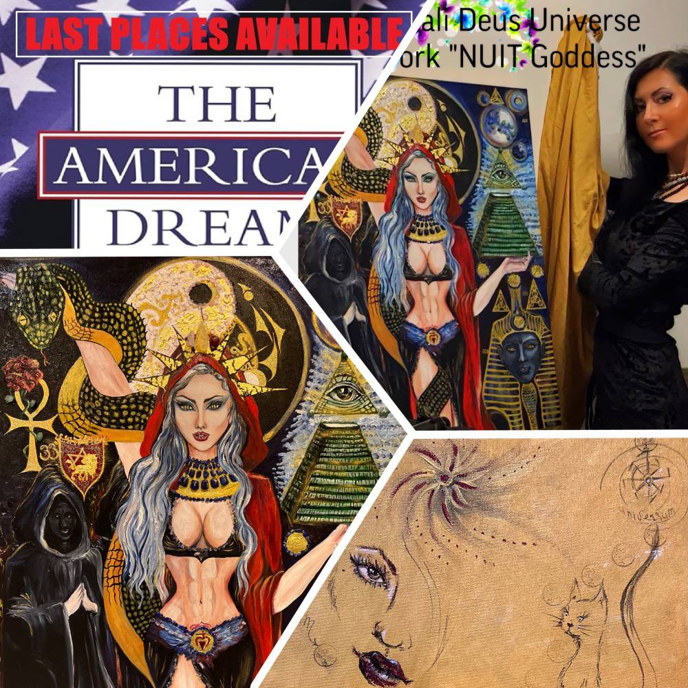 Natali Deus Universe Gallery - Nuit - Ishtar - Ancient Goddess of Khemet - Goddess of the Masons and Illuminati, Ancient Egypt and Akkad